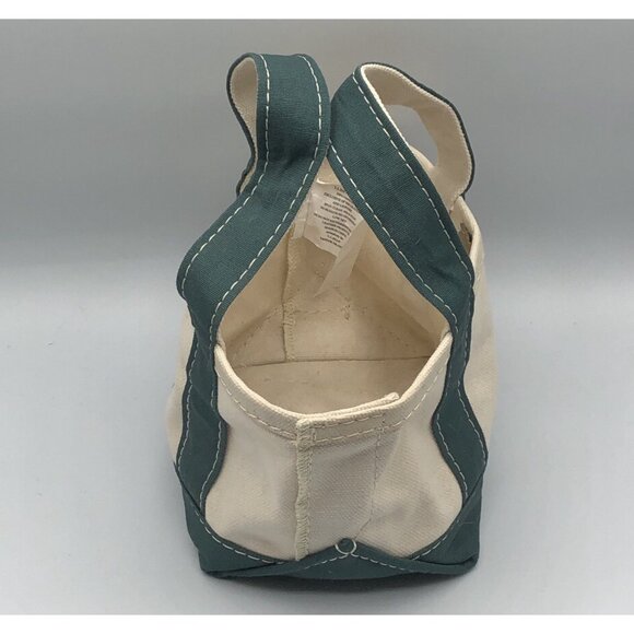 LL Bean Mini Boat And Tote Bag Embroidered Autumn Leaves 5.5"Lx5"Hx4.5"D - Picture 3 of 9